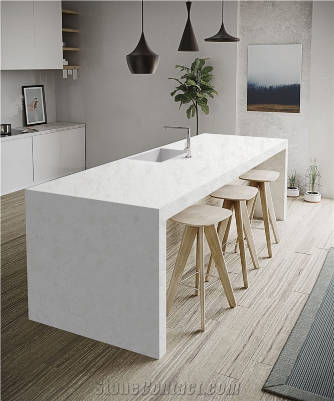 Artificial Stone Prefab Kitchen Countertops Island Bench Top