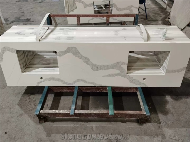 Quartz Artificial Stone Bath Countertops - Vanity Tops