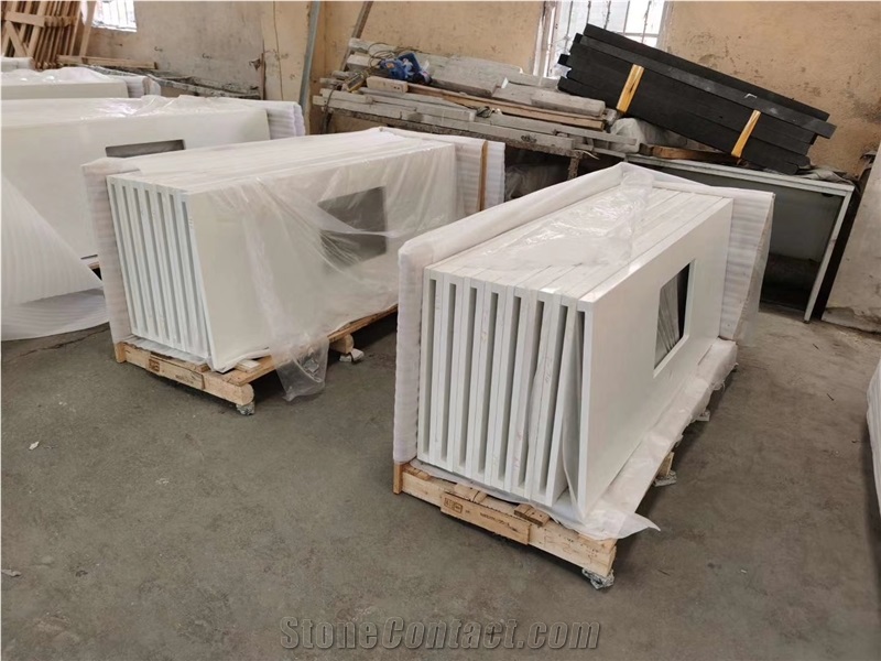 Quartz Artificial Stone Bath Countertops - Vanity Tops