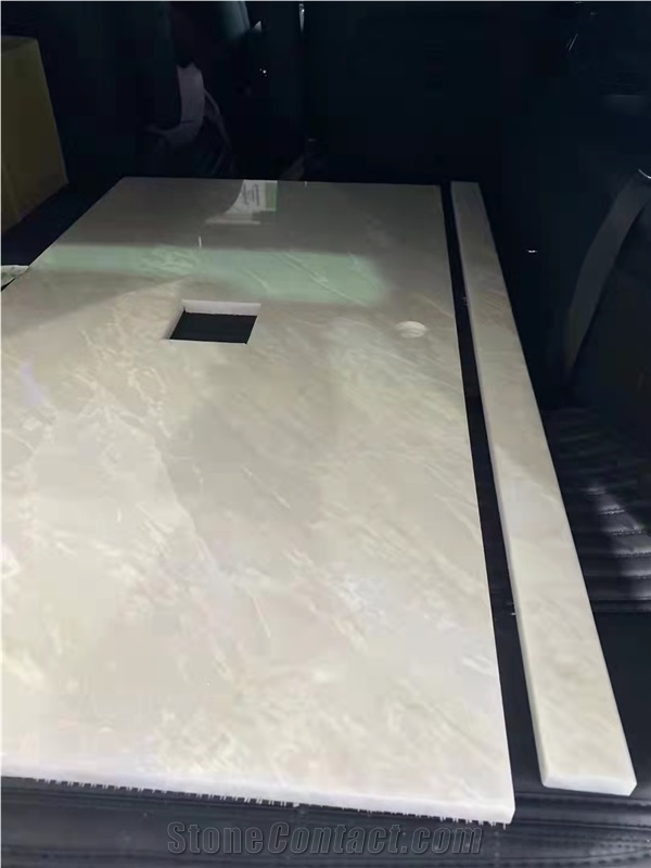 Bianco Namibia Rhino White Marble Slab Wall Tile