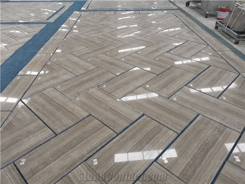 Cheap Open Book Royal Coffee Wood Grain Marble Flooring Tile