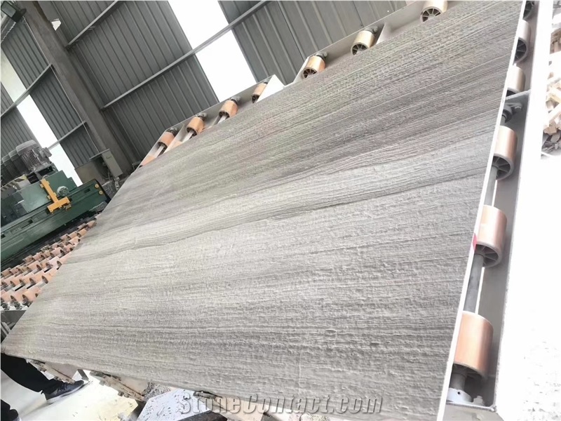 Cheap Price China White Wood Marble Slabs For Tiles Pattern