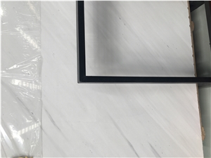 Greece Polar White Polaris Marble Slab And Tiles For Wall