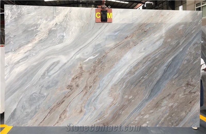 Italy Palissandro Azzurro Blue Sand Marble Marmo Slab