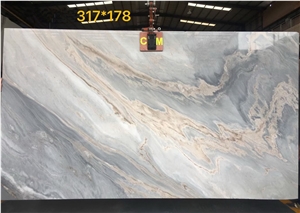 Italy Palissandro Azzurro Blue Sand Marble Marmo Slab