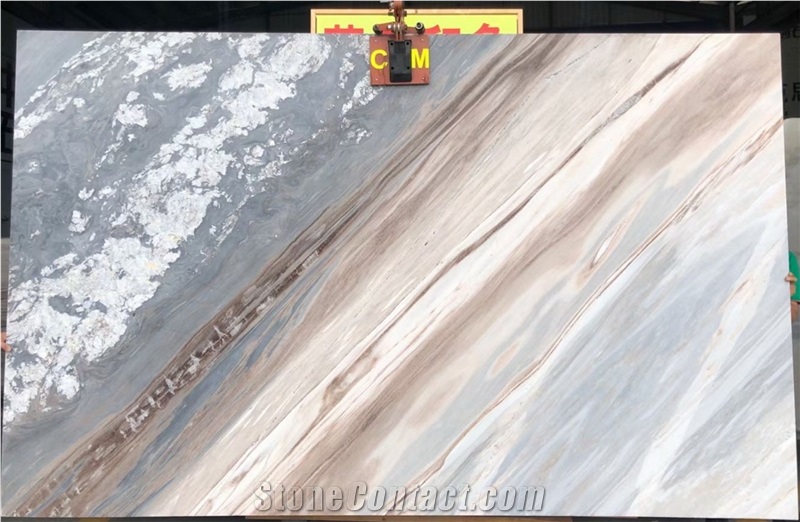 Italy Palissandro Azzurro Blue Sand Marble Marmo Slab