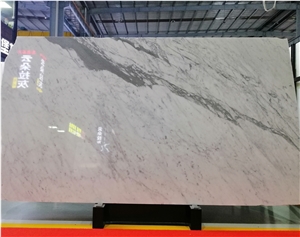 Italy White Bianco Statuario Venato Marble Slab And Tile