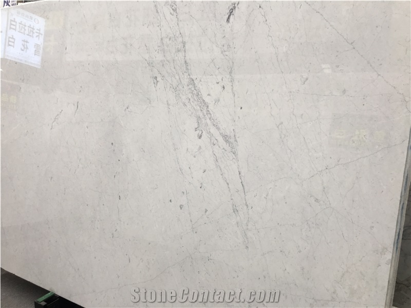 Italy White Bianco Statuario Venato Marble Slab And Tile