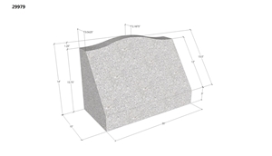 Upright Headstone Directly From Huian Factory