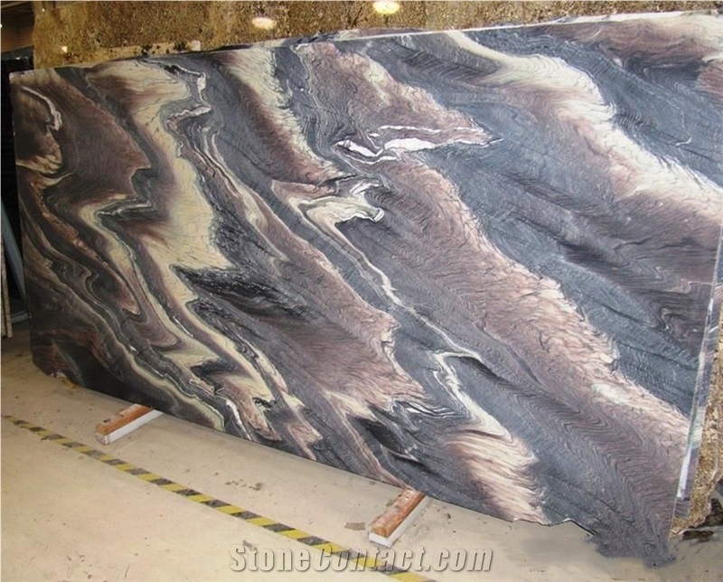 Italy Multicolor Cipollino Ondulato Marble Slabs