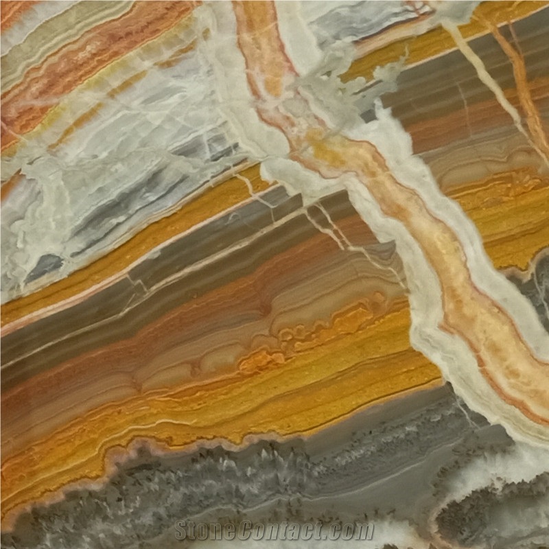 Rainbow Onyx Colorful Stone Slabs