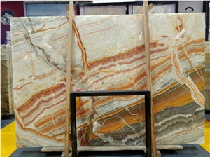 Rainbow Onyx Colorful Stone Slabs