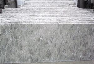 China Fossil Grey Marble Floor Tile,Gray Marble Flooring