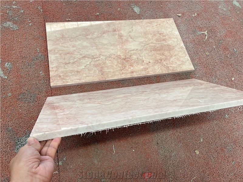 Imperial Peach Marble Floor,Pink Rose Marble Stone Tile