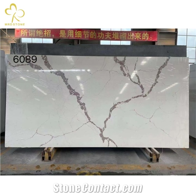 Artificial Calacatta Marble Vein Natural Design Slabs