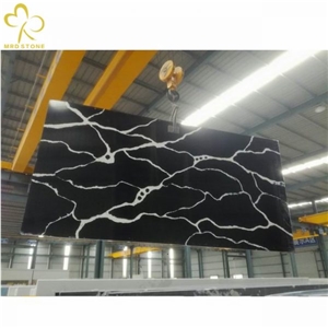 Black Calacatta Quartz Slabs