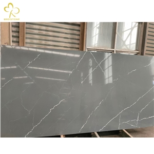 Calacatta Grey Color Quartz Stone Slabs