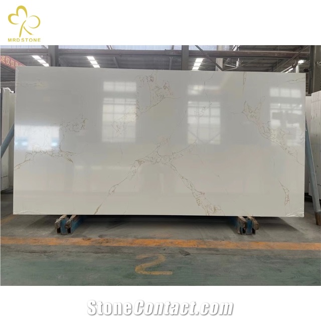 Calacatta Marble Vein Artificial Stone Quartz Slabs