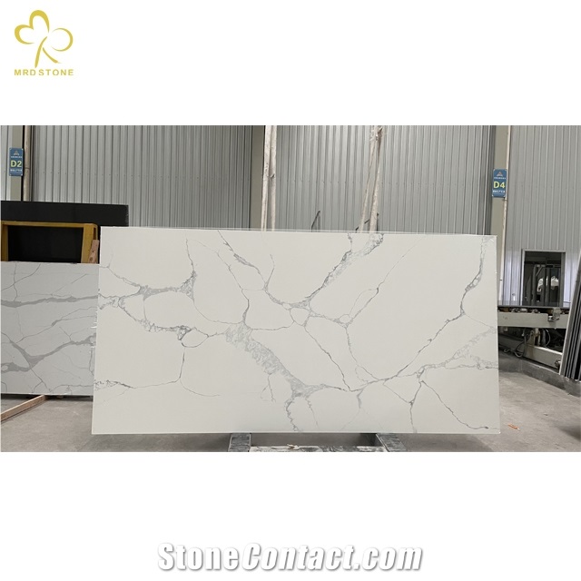 Calacatta White Quartz Stone Slabs