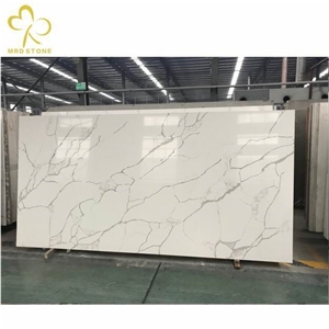 Factory Direct Sales Artificial Calacatta White Quartz Stone