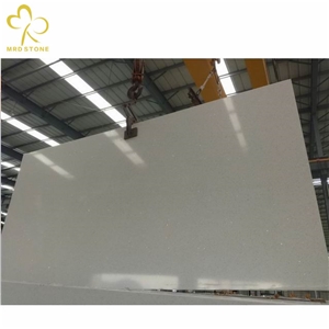 Quartz Stone  Artificial Crystal White Quartz Slab