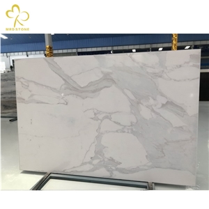 White Green Yellow Artificial Marble Stone Slabs