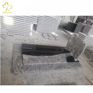 China Juparana Granite Monument Gravestone