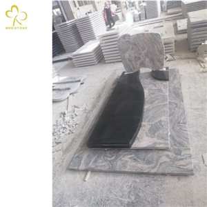 China Juparana Granite Monument Gravestone