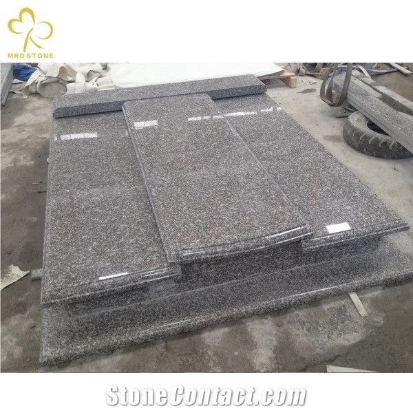 Granite G664 Double Tombstones For Poland Market