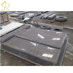 Granite G664 Double Tombstones For Poland Market