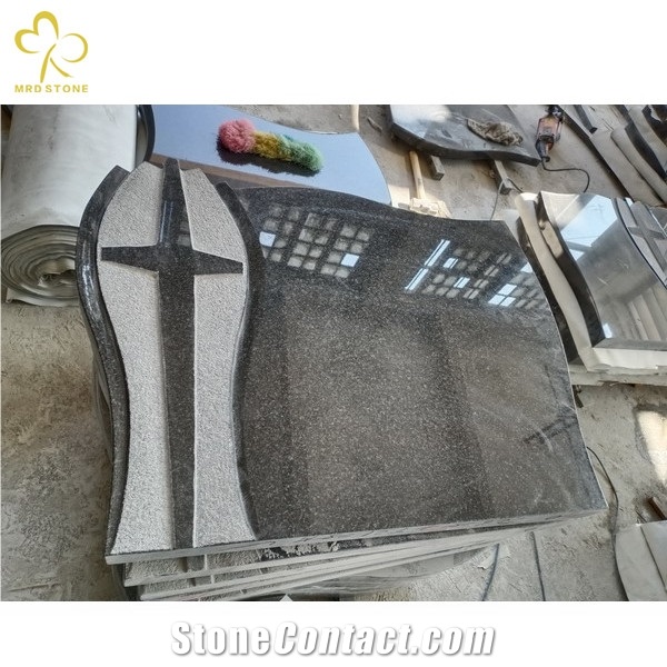 Nero Impala Granite Tombstone Headstone