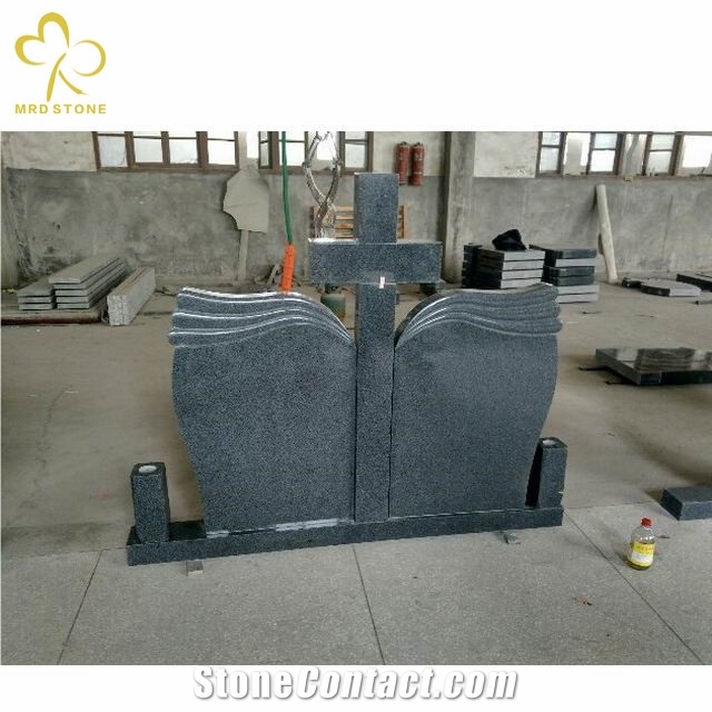 Original G654 Granite Romania Style Cross Monument