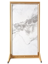 Metal Floor Slab Display Stand Rack