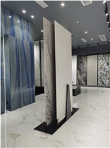 Metal Floor Slab Display Stand Rack
