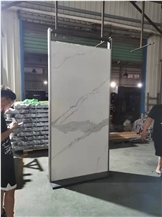Metal Floor Slab Display Stand Rack