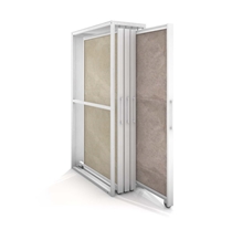 Metal Spin Sliding Display Rack For Ceramic Tiles,Big Slab
