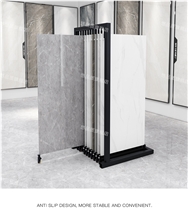 Slab Tile Spin Display Stand Rack