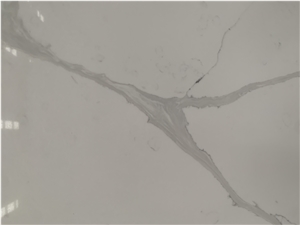 Fantastic Popular Calacatta White Quartz Stone Slab