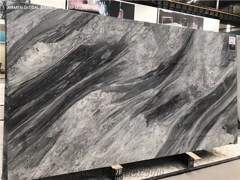 Polished Abbott Grey Abba Ash Marble Floor/Wall Tiles
