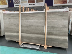 A Grade Timber Grey Vein Marble Slabs Wood Grey Marble Tiles