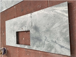 Chinese Atlantic Grey Granite Kitchen Countertop