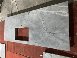 Chinese Atlantic Grey Granite Kitchen Countertop