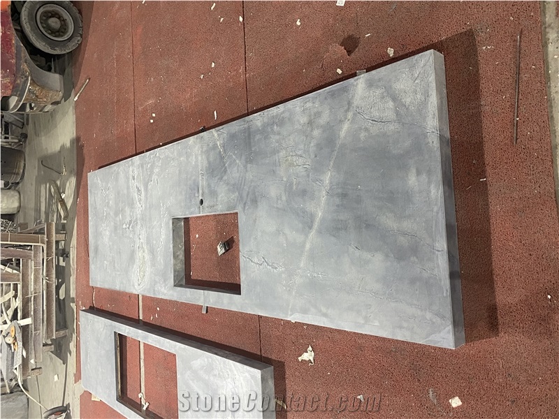Chinese Atlantic Grey Granite Kitchen Countertop