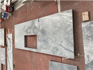 Chinese Atlantic Grey Granite Kitchen Countertop