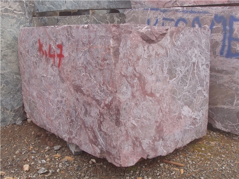 Sivas Cherry Marble Blocks, Red Marble Blocks