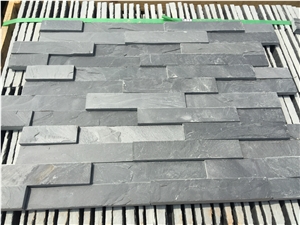 Black Slate 2 Wall Cladding Panels, Ledger Panel, Z Stone
