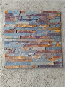 Rusty Slate Wall Cladding Panels, Ledger Panel