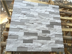 Wood Vein Marble Wall Cladding Panels, Ledger Panel