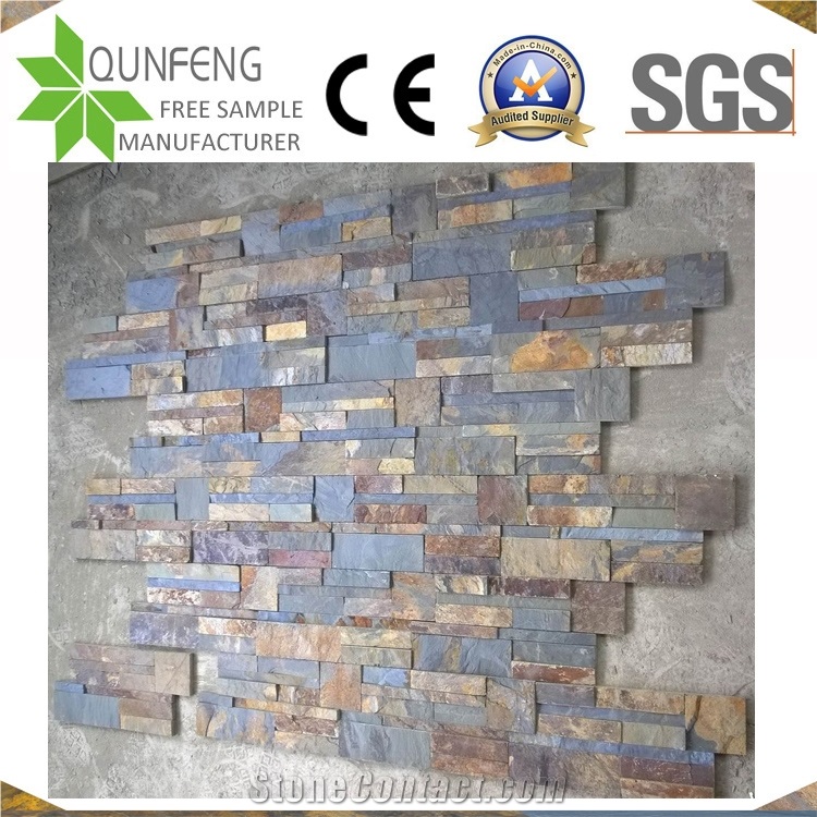 China Revestimiento En Piedra Slate Stackstone Wall Cladding
