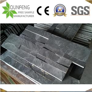 Les Pierres Naturelles Stone Black Slate Wall Cladding Panel